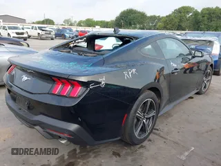 2024 Ford Mustang EcoBoost with VIN 1FA6P8TH0R5136513, listed as a IAAI auction lot 42154861 with 9,281 mi miles and . Bid and sale history available at DreamBid. Image 4.