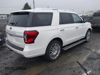 2023 Ford Expedition Platinum with VIN 1FMJU1M88PEA05387, listed as a IAAI auction lot 41247717 with 25,934 mi miles. Bid and sale history available at carsss.com. Image 4.