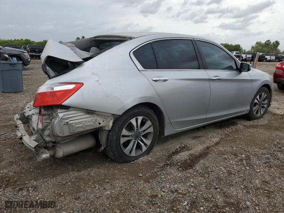 2013 Honda Accord Sdn LX with VIN 1HGCR2F32DA202596, listed as a Copart auction lot 50693875 with 148,226 mi miles and Salvage Title. Bid and sale history available at carsss.com. Image 3.