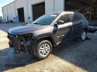 2019 Jeep Compass Sport with VIN 3C4NJCAB9KT636992, listed as a Copart auction lot 44546695 with 95,271 mi miles and Salvage title. Bid and sale history available at DreamBid. Image 1.