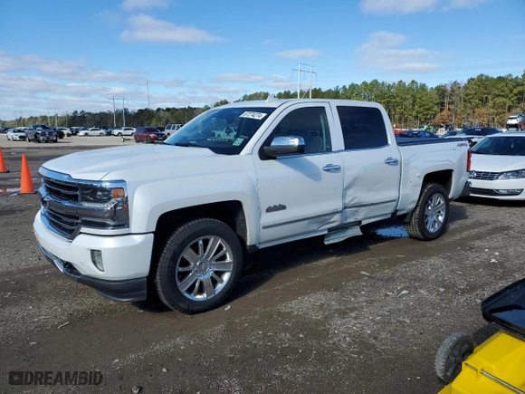 2017 Chevrolet Silverado 1500 High Country with VIN 3GCUKTEC4HG388812, listed as a Copart auction lot 87274274 with 101,729 mi miles and Salvage Title. Bid and sale history available at carsss.com. Image 1.