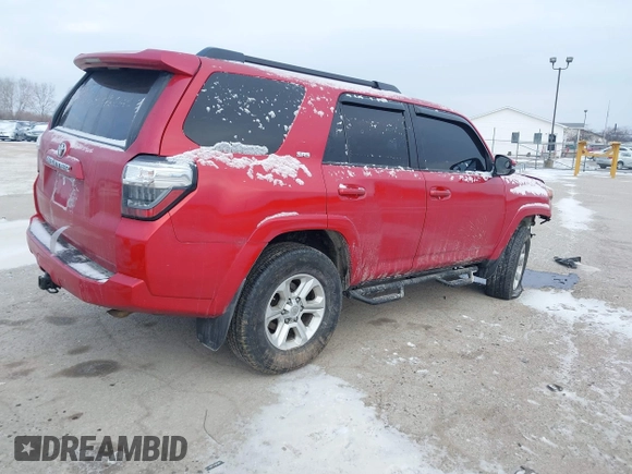 2018 Toyota 4Runner SR5 with VIN JTEBU5JR5J5535848, listed as a IAAI auction lot 41405864 with 112,214 mi miles and . Bid and sale history available at DreamBid. Image 4.