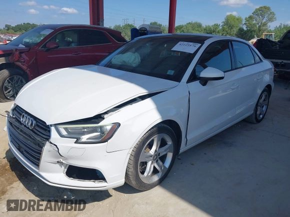 2017 Audi A3 Premium with VIN WAUAUGFFXH1042773, listed as a IAAI auction lot 42225176 with 59,143 mi miles and . Bid and sale history available at DreamBid. Image 17.