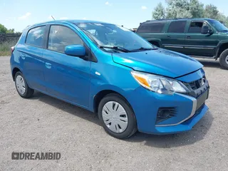 2021 Mitsubishi Mirage ES с VIN ML32AUHJXMH014038, выставлен на аукционе IAAI как лот 42761995 с пробегом 48 333 миль миль и . История ставок и продаж доступна на DreamBid. Изображение 1.