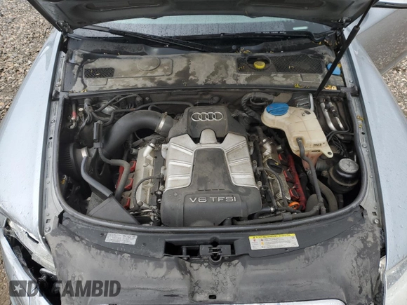 2011 Audi A6 Premium Plus with VIN WAUFGAFB2BN065990, listed as a Copart auction lot 55860505 with 112,972 mi miles and Salvage title. Bid and sale history available at DreamBid. Image 11.