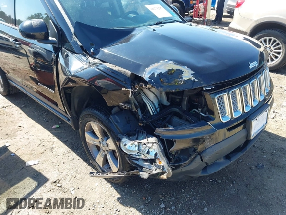 2017 Jeep Compass High Altitude with VIN 1C4NJDEB9HD108724, listed as a IAAI auction lot 41673207 with 87,884 mi miles and . Bid and sale history available at carsss.com. Image 6.
