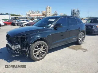 2017 Audi Q5 Premium Plus with VIN WA1D7AFP9HA036759, listed as a Copart auction lot 55734405 with 155,981 mi miles and Salvage title. Bid and sale history available at DreamBid. Image 1.