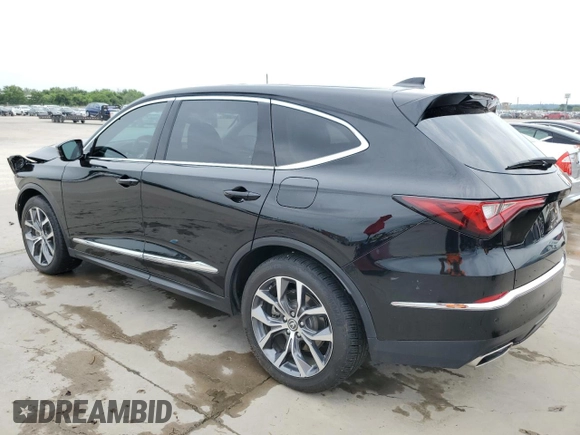 2023 Acura MDX w/Technology Package with VIN 5J8YD9H44PL005733, listed as a Copart auction lot 57445484 with 49,408 mi miles and Clean Title. Bid and sale history available at carsss.com. Image 2.