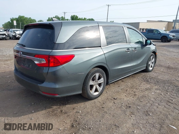 2020 Honda Odyssey EX z VIN 5FNRL6H50LB005092, wystawiony jako IAAI lot #42511025 z przebiegiem 96 185 mil mil oraz . Historia ofert i sprzedaży dostępna na DreamBid. Obrazek 4.