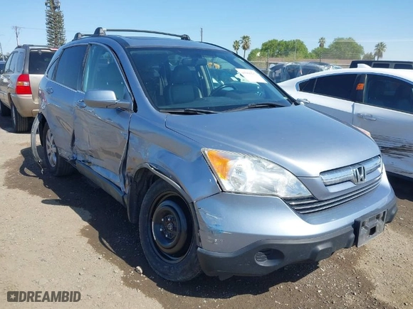 2008 Honda CR-V EX-L with VIN JHLRE38738C023782, listed as a IAAI auction lot 41966237 with 242,956 mi miles. Bid and sale history available at carsss.com. Image 1.