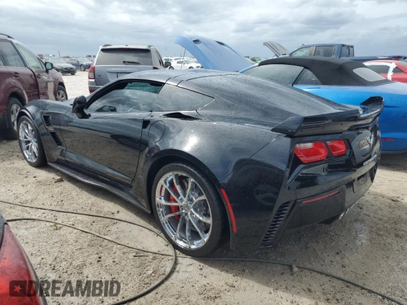 2017 Chevrolet Corvette with VIN 1G1Y12D78H5114063, listed as a Copart auction lot 74855174 with 21,520 mi miles and Salvage title. Bid and sale history available at DreamBid. Image 2.