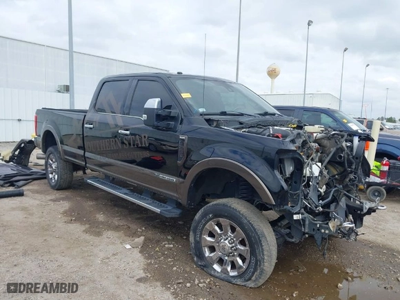 2017 Ford Super Duty F-250 SRW Lariat with VIN 1FT7W2BT7HEC14644, listed as a IAAI auction lot 41449381 with 125,963 mi miles. Bid and sale history available at carsss.com. Image 1.