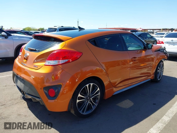2016 Hyundai Veloster Turbo with VIN KMHTC6AE6GU258636, listed as a IAAI auction lot 42228564 with 92,058 mi miles and . Bid and sale history available at DreamBid. Image 4.
