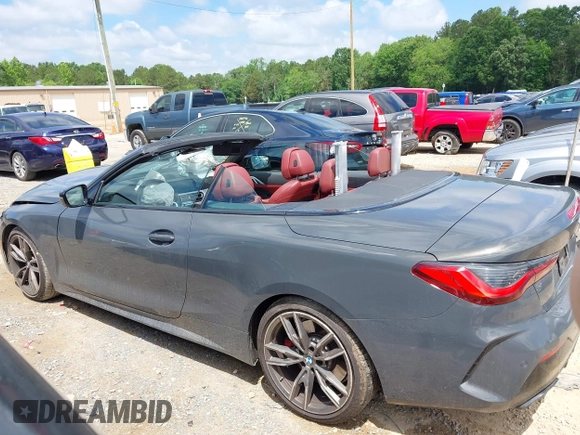 2021 BMW 4 Series M440i with VIN WBA53AT05MCG89665, listed as a IAAI auction lot 42319456 with Not provided miles and . Bid and sale history available at DreamBid. Image 14.