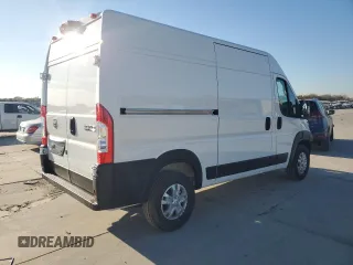 2024 Ram ProMaster Cargo Tradesman with VIN 3C6LRVCG6RE119112, listed as a Copart auction lot 83451864 with 3,941 mi miles and Salvage Title. Bid and sale history available at carsss.com. Image 3.