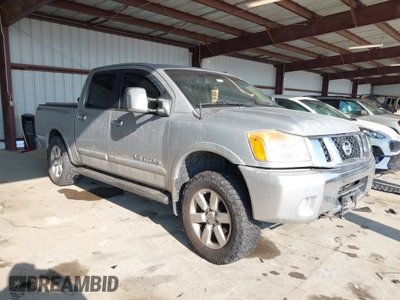 2011 Nissan Titan SL with VIN 1N6AA0EC7BN306488, listed as a IAAI auction lot 41413618 with 102,465 mi miles. Bid and sale history available at carsss.com. Image 1.