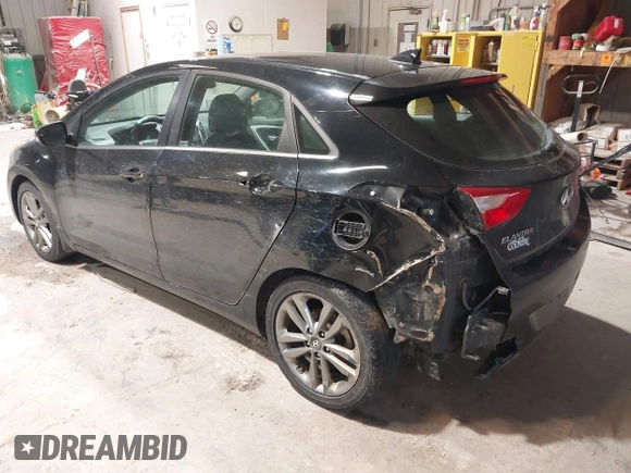 2016 Hyundai Elantra GT with VIN KMHD35LH2GU266352, listed as a IAAI auction lot 41754614 with 155,650 mi miles. Bid and sale history available at carsss.com. Image 3.