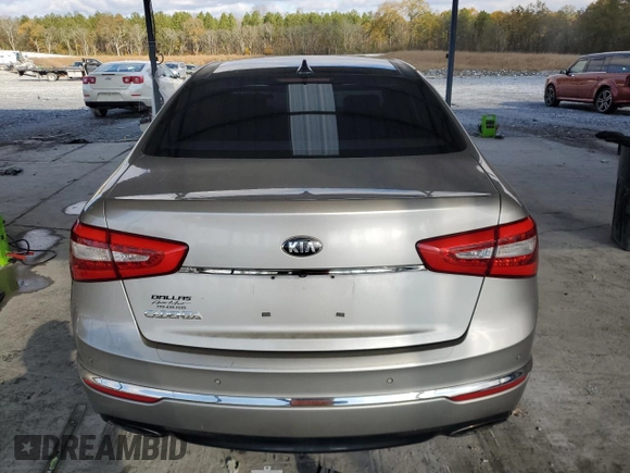 2014 Kia Cadenza Premium with VIN KNALN4D76E5157312, listed as a Copart auction lot 84488924 with 164,942 mi miles and Clean Title. Bid and sale history available at carsss.com. Image 6.