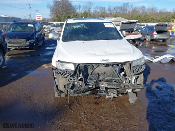 2014 Jeep Grand Cherokee Summit with VIN 1C4RJFJT4EC500362, listed as a IAAI auction lot 41332347 with 159,197 mi miles. Bid and sale history available at carsss.com. Image 1.