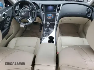 2020 Infiniti Q50 with VIN JN1EV7AR3LM252421, listed as a Copart auction lot 52086965 with 37,087 mi miles and Salvage Title. Bid and sale history available at DreamBid. Image 8.