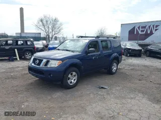 2009 Nissan Pathfinder SE with VIN 5N1AR18BX9C617550, listed as a IAAI auction lot 41918521 with 1 mi miles. Bid and sale history available at carsss.com. Image 2.