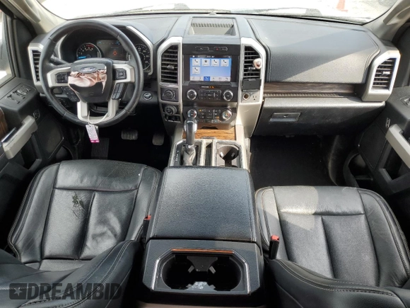 2019 Ford F-150 XL with VIN 1FTFW1E15KFC61298, listed as a Copart auction lot 50337045 with 238,240 mi miles and Salvage title. Bid and sale history available at DreamBid. Image 8.