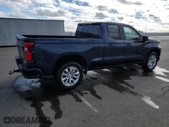 2021 Chevrolet Silverado 1500 Custom with VIN 1GCRWBEK3MZ153601, listed as a Copart auction lot 44274165 with 94,185 mi miles and Clean Title. Bid and sale history available at DreamBid. Image 3.