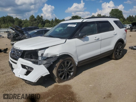 2018 Ford Explorer XLT с VIN 1FM5K8D81JGA62185, выставлен на аукционе Copart как лот 62509555 с пробегом 77 262 миль миль и Списание • Salvage title. История ставок и продаж доступна на DreamBid. Изображение 1.