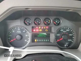 2009 Ford F-250 XL with VIN 1FTNF20589EB05848, listed as a Copart auction lot 80844054 with 120,535 mi miles and Salvage title. Bid and sale history available at DreamBid. Image 9.
