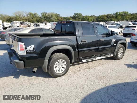 2006 Mitsubishi Raider z VIN 1Z7HT38K76S574856, wystawiony jako Copart lot #74367324 z przebiegiem 176 611 mil mil oraz Czysty tytuł • Clean title. Historia ofert i sprzedaży dostępna na DreamBid. Obrazek 3.