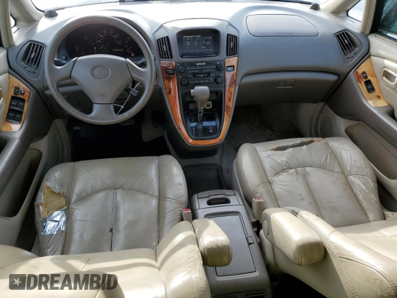 2000 Lexus RX 300 with VIN JT6GF10U6Y0047249, listed as a Copart auction lot 86895324 with 313,575 mi miles and Clean Title. Bid and sale history available at carsss.com. Image 8.