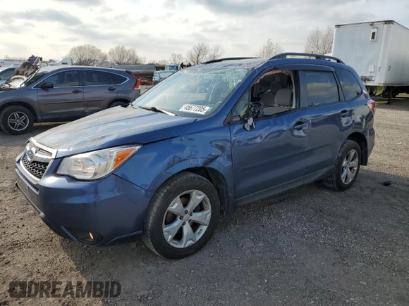 2014 Subaru Forester 2.5i Premium with VIN JF2SJAEC7EH419052, listed as a Copart auction lot 45677205 with 108,574 mi miles and Salvage Title. Bid and sale history available at carsss.com. Image 1.