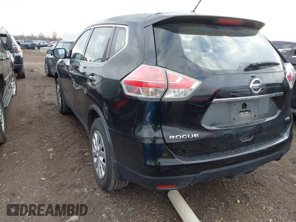 2015 Nissan Rogue SV with VIN KNMAT2MV6FP514531, listed as a IAAI auction lot 41041060 with 96,304 mi miles and . Bid and sale history available at DreamBid. Image 3.