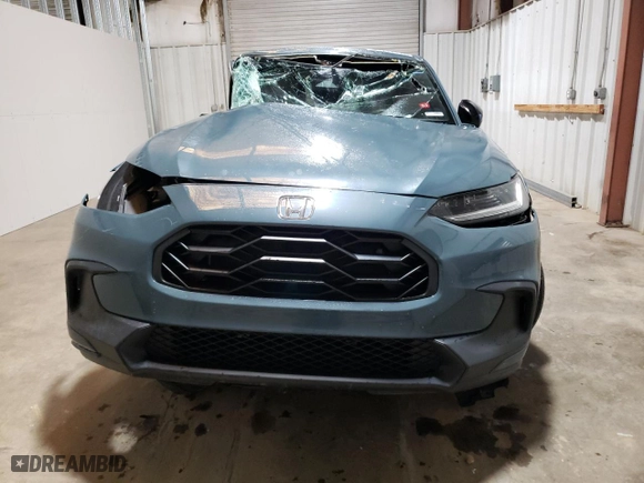 2023 Honda HR-V Sport with VIN 3CZRZ1H59PM700801, listed as a Copart auction lot 63952284 with 9,046 mi miles and Salvage Title. Bid and sale history available at carsss.com. Image 5.