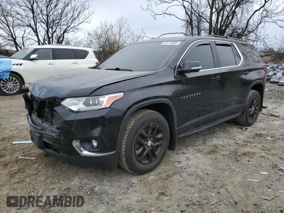 2019 Chevrolet Traverse LT Cloth with VIN 1GNERGKW4KJ125125, listed as a Copart auction lot 45719905 with 55,281 mi miles and Salvage Title. Bid and sale history available at carsss.com. Image 1.