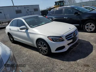 2016 Mercedes-Benz C 300 Luxury with VIN 55SWF4KB9GU117553, listed as a Copart auction lot 46359994 with 133,094 mi miles and Salvage title. Bid and sale history available at DreamBid. Image 4.