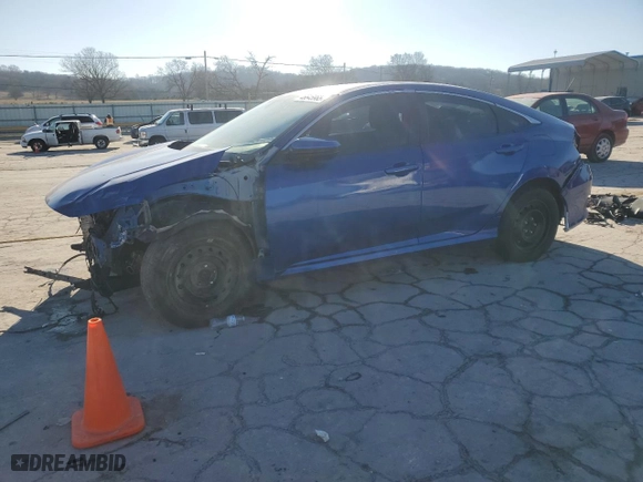 2017 Honda Civic Sedan LX with VIN 19XFC2F50HE046981, listed as a Copart auction lot 46645965 with 0 mi miles and Clean Title. Bid and sale history available at carsss.com. Image 1.