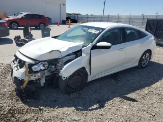 2017 Honda Civic LX with VIN 19XFC2F5XHE020064, listed as a Copart auction lot 58067195 with 27,040 mi miles and Salvage title. Bid and sale history available at DreamBid. Image 1.