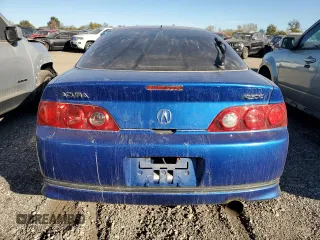 2006 Acura RSX with VIN JH4DC54826S017335, listed as a Copart auction lot 74480334 with 154,275 mi miles and Salvage Title. Bid and sale history available at carsss.com. Image 6.
