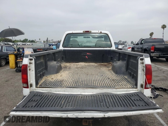 2000 Ford Super Duty F-250 XL with VIN 1FTNF20SXYEE41859, listed as a Copart auction lot 59682704 with 190,234 mi miles and Salvage Title. Bid and sale history available at carsss.com. Image 10.