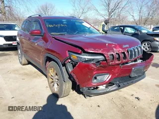 2019 Jeep Cherokee Latitude Plus with VIN 1C4PJMLX3KD310893, listed as a IAAI auction lot 41630484 with 80,807 mi miles. Bid and sale history available at carsss.com. Image 1.