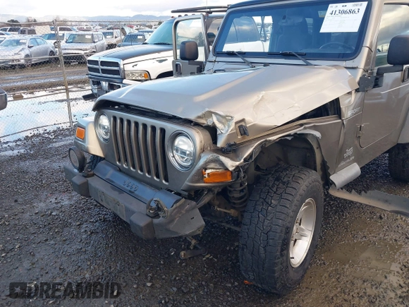 2004 Jeep Wrangler Sport with VIN 1J4FA49S94P711531, listed as a IAAI auction lot 41306863 with 143,720 mi miles and . Bid and sale history available at DreamBid. Image 6.