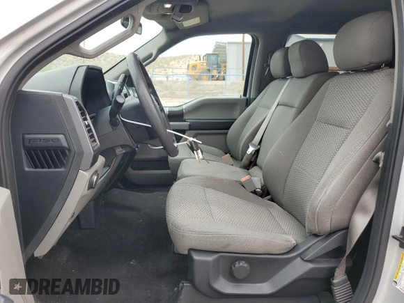 2018 Ford F-150 XL with VIN 1FTEW1CG5JKE45696, listed as a Copart auction lot 59895825 with 79,887 mi miles and Salvage title. Bid and sale history available at DreamBid. Image 7.