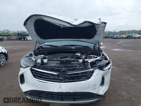 2022 Buick Envision Preferred with VIN LRBAZLR44ND126457, listed as a IAAI auction lot 42116322 with 21,450 mi miles and . Bid and sale history available at carsss.com. Image 6.