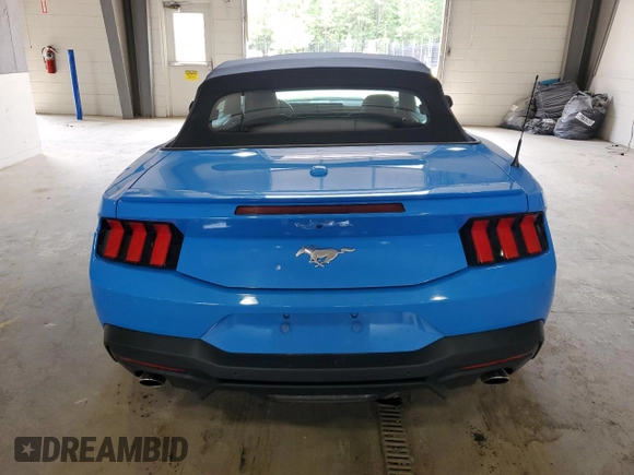 2024 Ford Mustang EcoBoost with VIN 1FAGP8UH7R5132543, listed as a Copart auction lot 60214145 with 21,728 mi miles and Clean title. Bid and sale history available at DreamBid. Image 6.