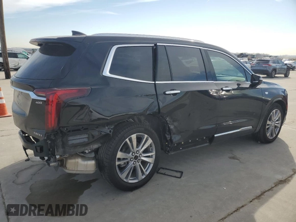2024 Cadillac XT6 FWD Premium Luxury with VIN 1GYKPCRS7RZ710803, listed as a Copart auction lot 88152345 with 10,409 mi miles and Salvage Title. Bid and sale history available at carsss.com. Image 3.