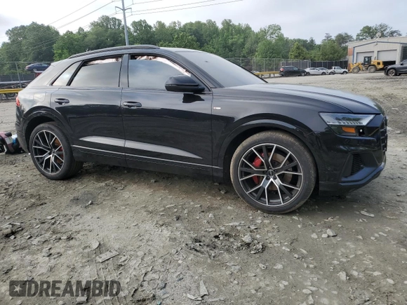2019 Audi Q8 Prestige z VIN WA1FVAF12KD010469, wystawiony jako Copart lot #56690155 z przebiegiem 92 033 mil mil oraz Szkoda całkowita • Salvage title. Historia ofert i sprzedaży dostępna na DreamBid. Obrazek 4.