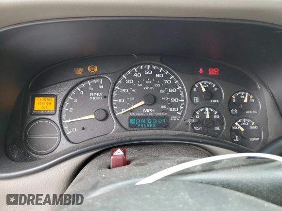 2002 Chevrolet Suburban LT with VIN 1GNFK16Z82J333065, listed as a Copart auction lot 72726174 with 256,588 mi miles and Salvage Title. Bid and sale history available at carsss.com. Image 9.
