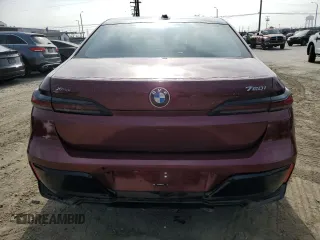 2023 BMW 7 Series 760i xDrive with VIN WBA33EJ08PCL84213, listed as a Copart auction lot 62388195 with 4,984 mi miles and Clean title. Bid and sale history available at DreamBid. Image 6.