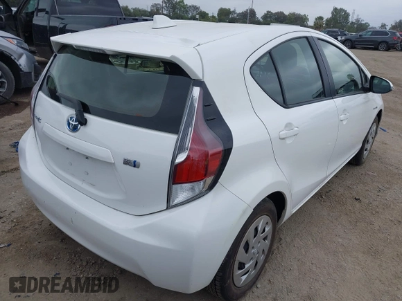 2016 Toyota Prius One with VIN JTDKDTB36G1121951, listed as a IAAI auction lot 42172776 with 94,262 mi miles and . Bid and sale history available at DreamBid. Image 4.